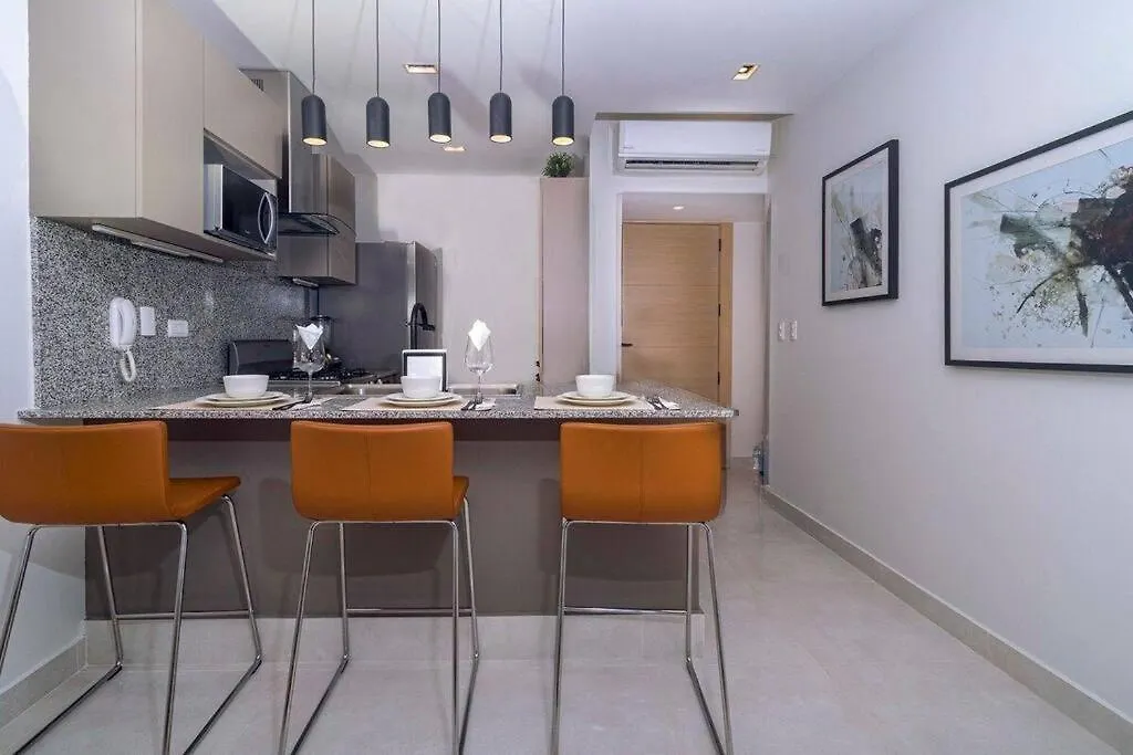 1Br In District Apt @Downtown W/ Pool+Gym+Terrace Apartment Santo Domingo 0*,